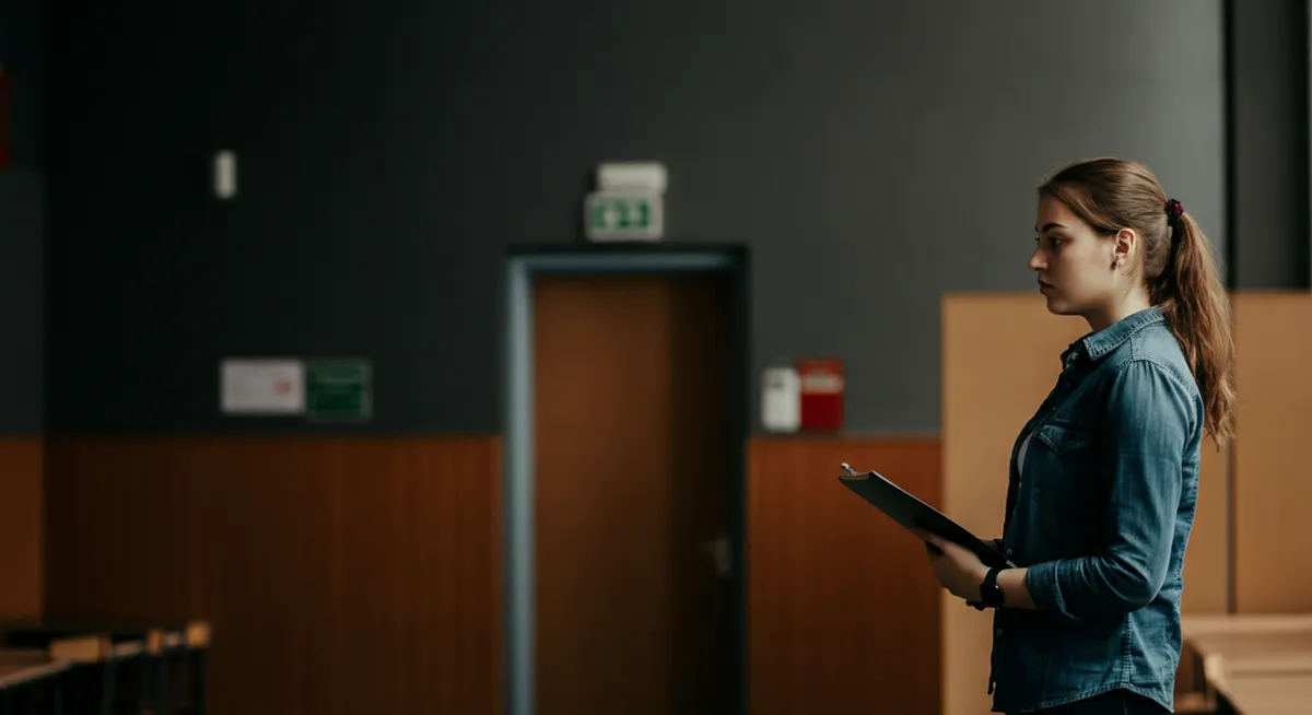 Zadowolona społeczność akademicka w ruchu