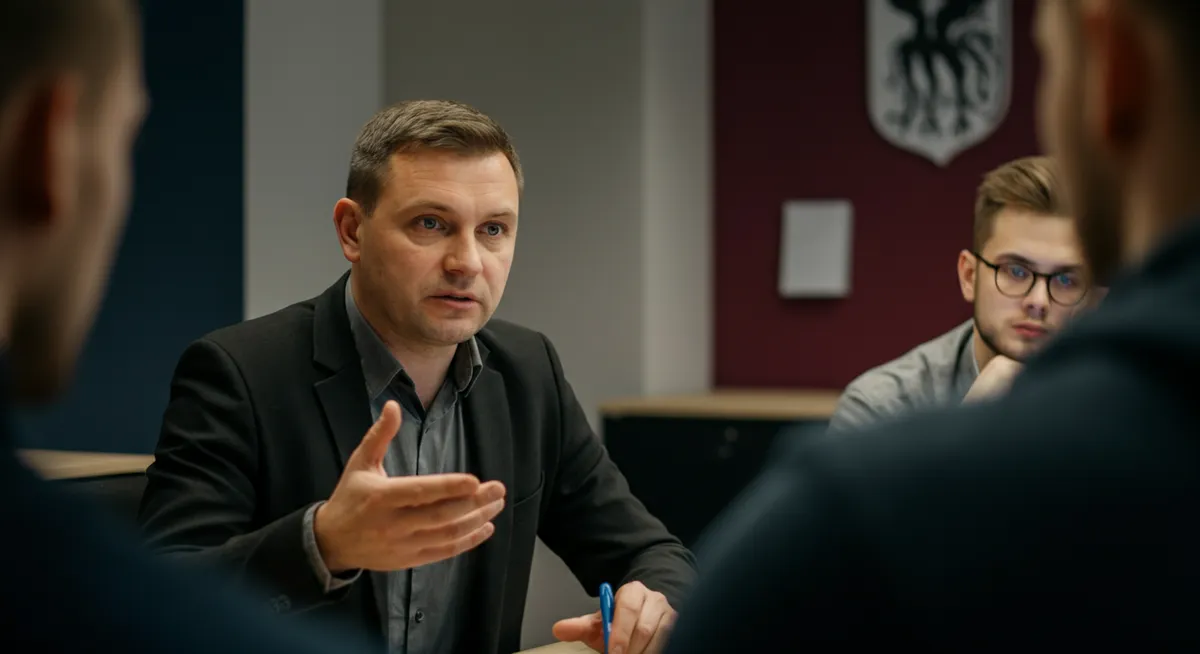 Ekspert HR tłumaczy wytyczne AI Act podczas spotkania z zespołem