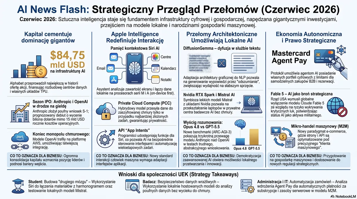 Infografika AI News UEK